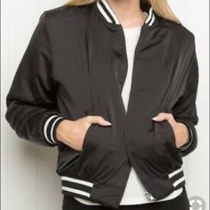 cute brandy melville bomber jacket
